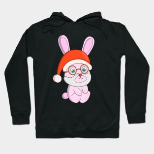 Christmas Bunny Rabbit Hoodie